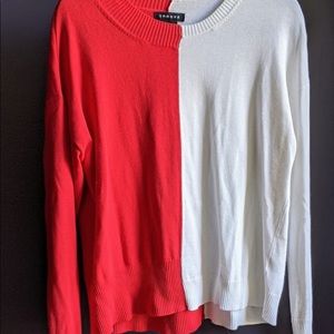 Color block sweater!